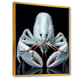Modern Black And Blue Crayfish - Crayfish Wall Art Prints