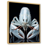 Modern Black And Blue Crayfish - Crayfish Wall Art Prints