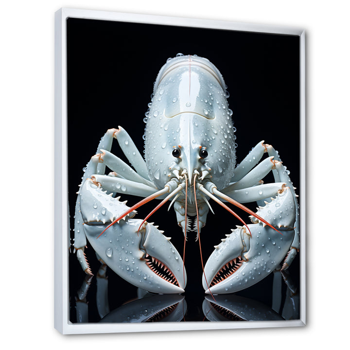 Modern Black And Blue Crayfish - Crayfish Wall Art Prints