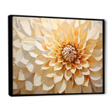 Minimalism Dahlia - Floral Canvas Wall Art