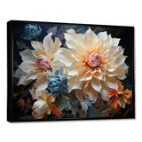 Dahlia S Colorful Symphony - Floral Canvas Wall Art