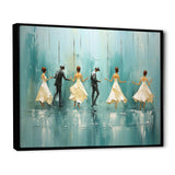 Rhythms Of The Rain Ballet Dance I - Fashion Canvas Wall Art