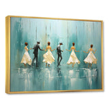 Rhythms Of The Rain Ballet Dance I - Fashion Canvas Wall Art