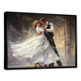 Couple Dance Ballroom Waltz II - Fashion Canvas Wall Art