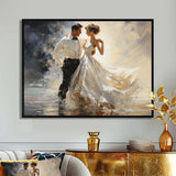 Couple Dance Ballroom Waltz III - Fashion Canvas Wall Art