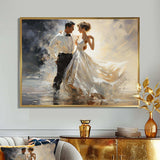 Couple Dance Ballroom Waltz III - Fashion Canvas Wall Art