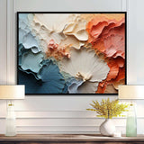 Beige And Orange Custards Collage II - Abstract Canvas Wall Art