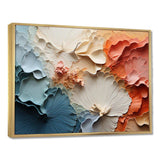 Beige And Orange Custards Collage II - Abstract Canvas Wall Art