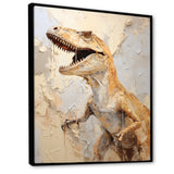 Dinosaur T Rex Supreme - Dinosaur Framed Canvas Art