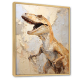 Dinosaur T Rex Supreme - Dinosaur Framed Canvas Art