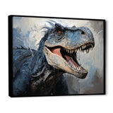 Dinosaur Blue T Rex Supreme - Dinosaur Home Decor Art