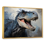 Dinosaur Blue T Rex Supreme - Dinosaur Home Decor Art