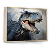 Dinosaur Blue T Rex Supreme - Dinosaur Home Decor Art