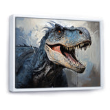 Dinosaur Blue T Rex Supreme - Dinosaur Home Decor Art