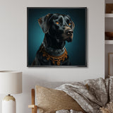 Dog Afghan Elegance - Dog Living Room Wall Art