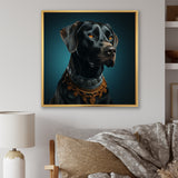 Dog Afghan Elegance - Dog Living Room Wall Art