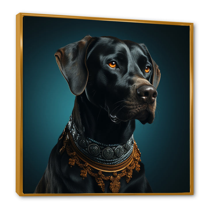 Dog Afghan Elegance - Dog Living Room Wall Art