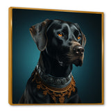 Dog Afghan Elegance - Dog Living Room Wall Art