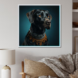 Dog Afghan Elegance - Dog Living Room Wall Art