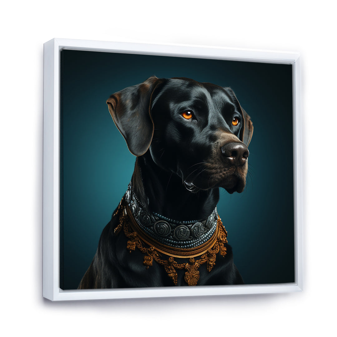 Dog Afghan Elegance - Dog Living Room Wall Art