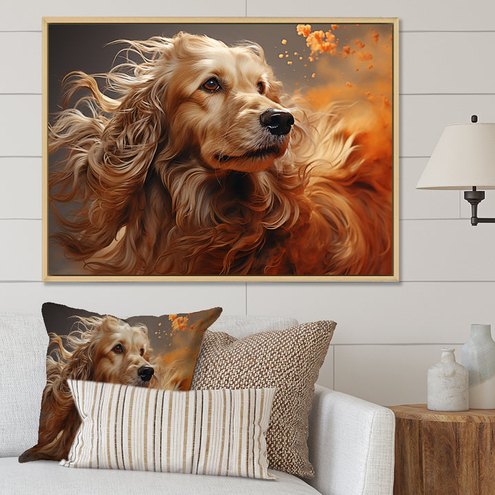 Dog Afghan Hound Air - Dog Bedroom Wall Art