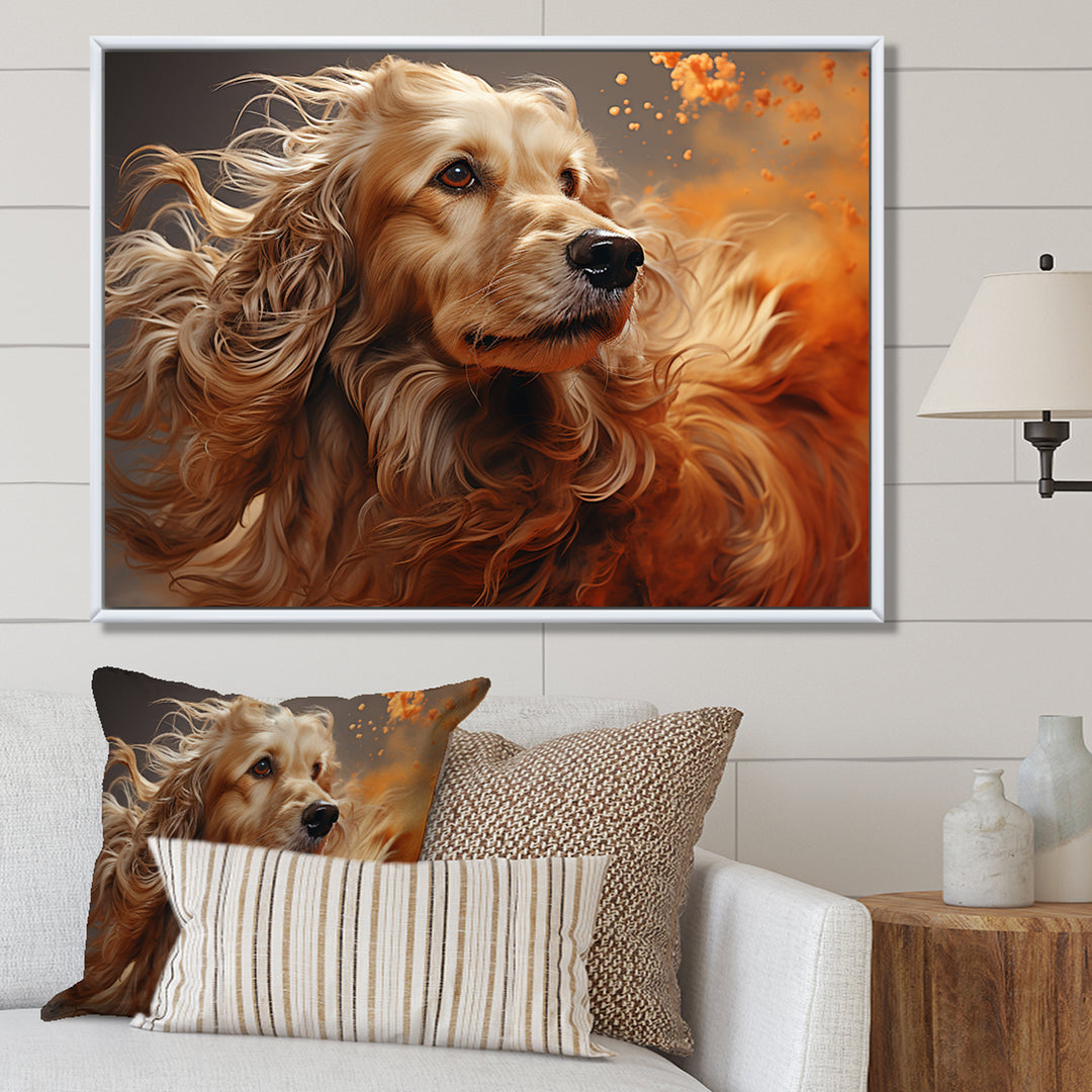 Dog Afghan Hound Air - Dog Bedroom Wall Art