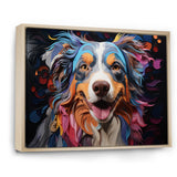 Dog Australian Shepherd Allure - Dog Framed Canvas Art