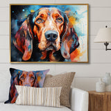 Dog Basset Hound Beauty - Dog Canvas Wall Art