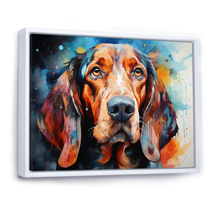 Dog Basset Hound Beauty - Dog Canvas Wall Art