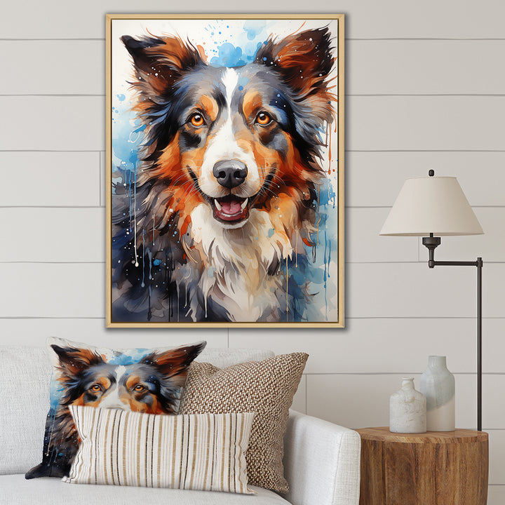 Border Collie Brilliance - Dog Bedroom Wall Art