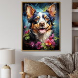 Chihuahua Charisma - Dog Large Canvas Wall Art
