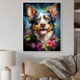 Chihuahua Charisma - Dog Large Canvas Wall Art