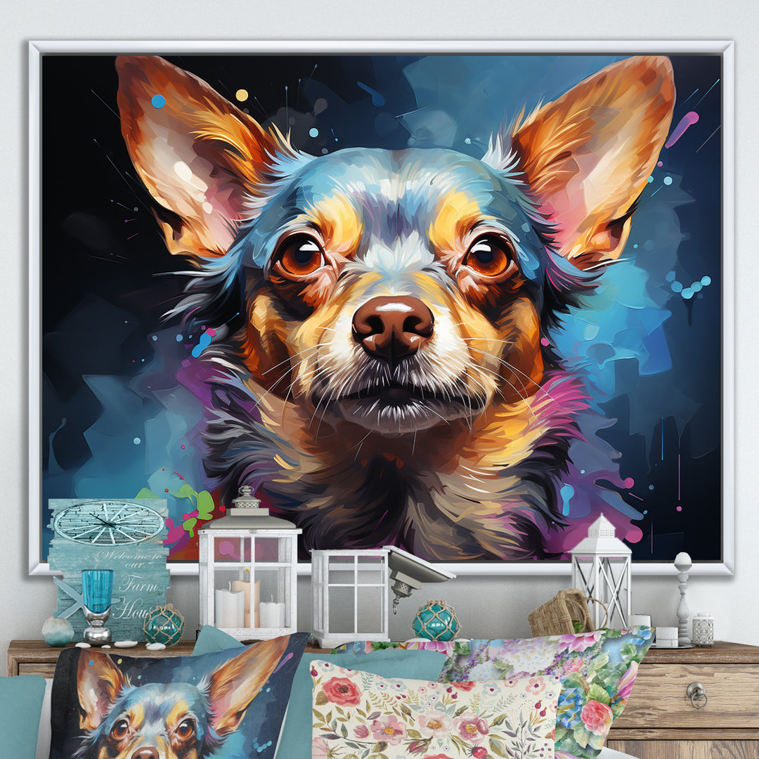 Chihuahua Chic - Dog Living Room Wall Art