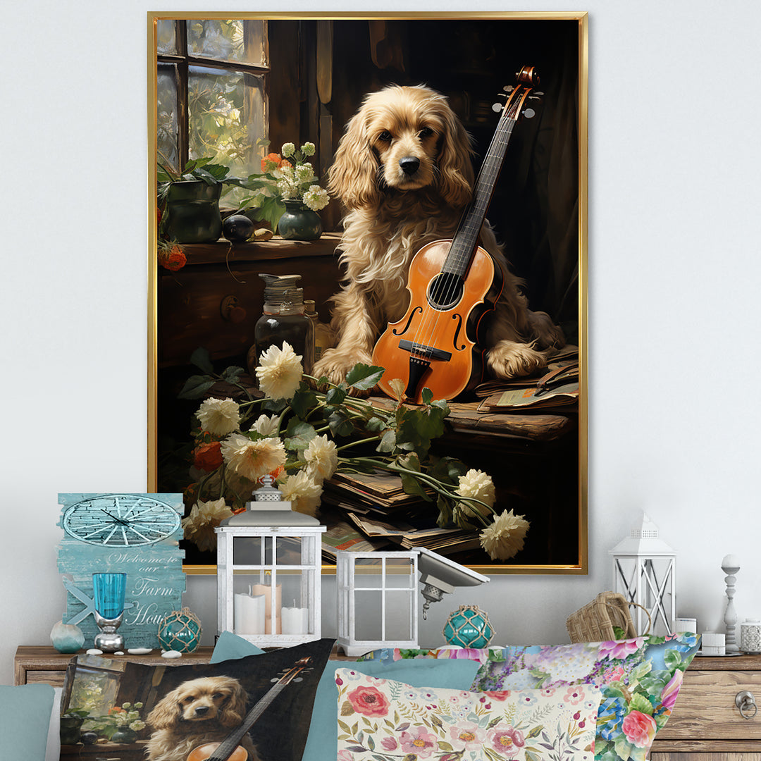 Cocker Spaniel Serenade - Dog Wall Decor