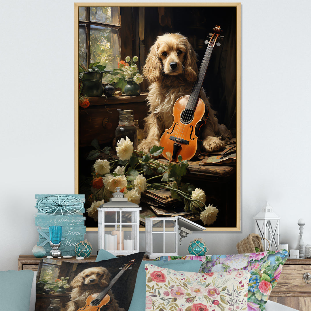 Cocker Spaniel Serenade - Dog Wall Decor