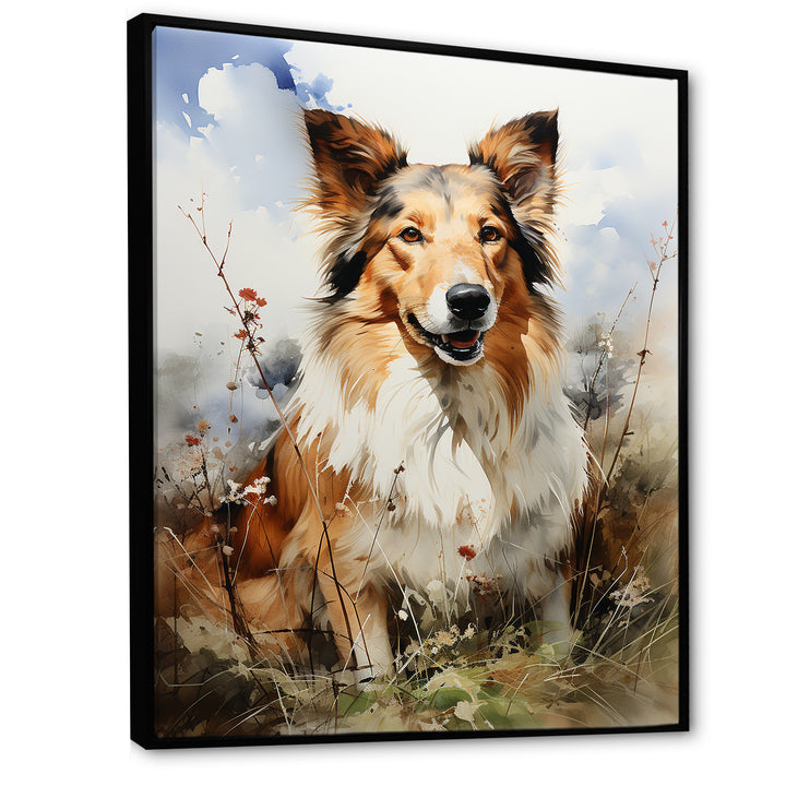 Collie Countryside - Dog Wall Art Prints