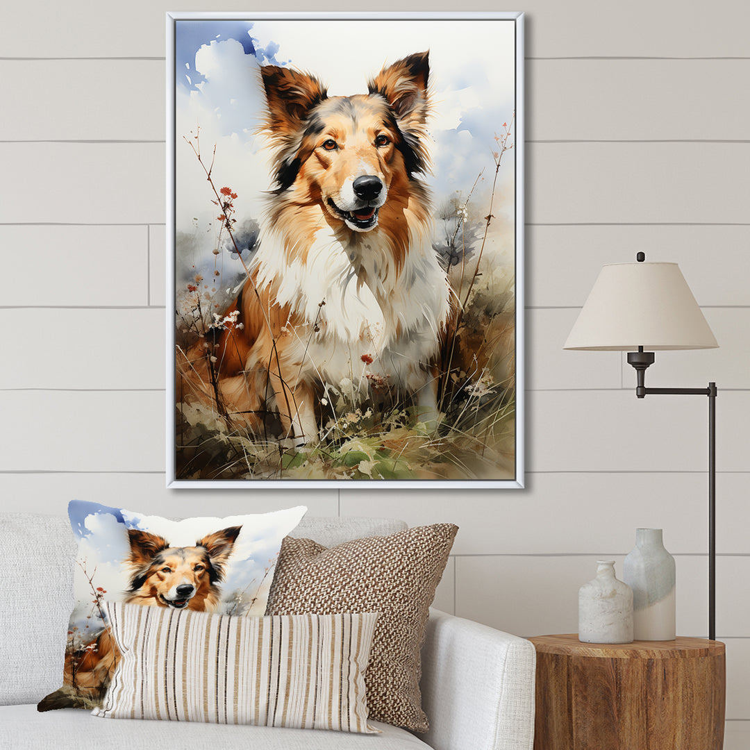 Collie Countryside - Dog Wall Art Prints