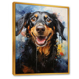 Dachshund Delight - Beige Dog Wall Art