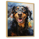 Dachshund Delight - Beige Dog Wall Art