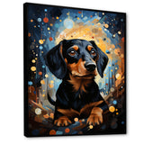 Dachshund Dreamscape - Dog Large Canvas Wall Art