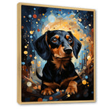 Dachshund Dreamscape - Dog Large Canvas Wall Art
