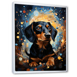 Dachshund Dreamscape - Dog Large Canvas Wall Art