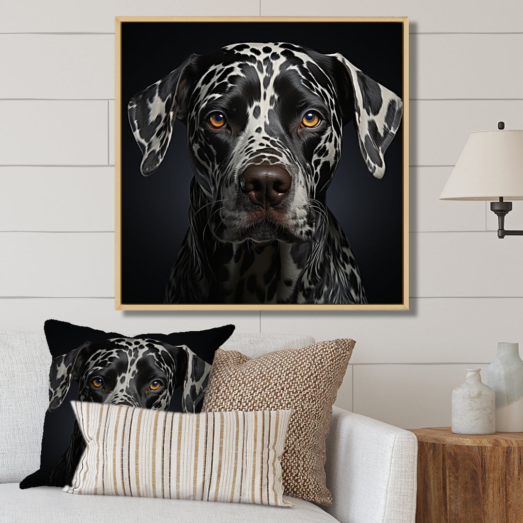 Dalmatian Dots - Dog Living Room Wall Art