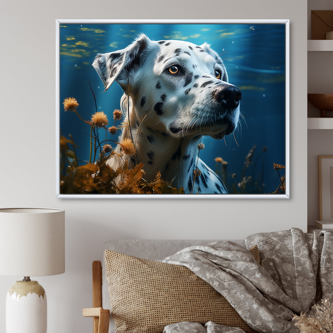 Dalmatian Dream - Dog Canvas Wall Art