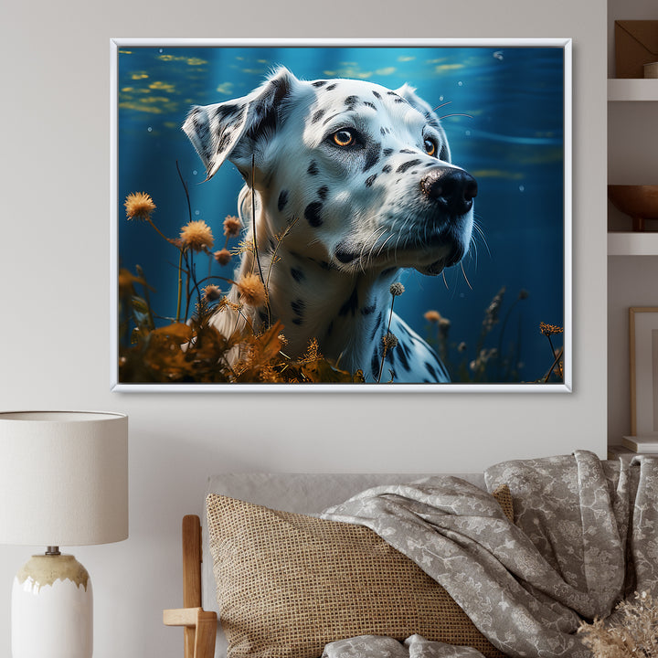 Dalmatian Dream - Dog Canvas Wall Art