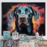 Dog Great Dane Grace - Dog Framed Canvas Art