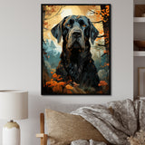 Dog Great Dane Grandeur - Dog Large Canvas Wall Art