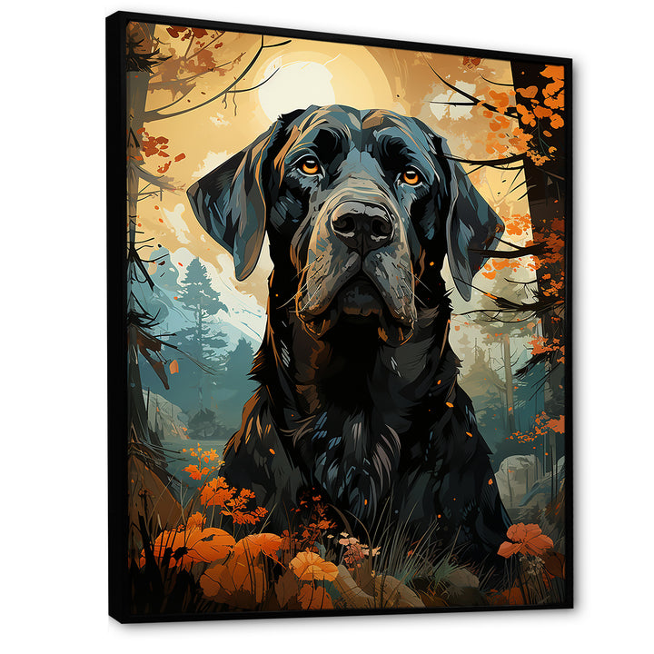 Dog Great Dane Grandeur - Dog Large Canvas Wall Art