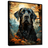 Dog Great Dane Grandeur - Dog Large Canvas Wall Art