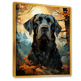 Dog Great Dane Grandeur - Dog Large Canvas Wall Art